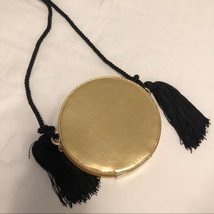 Round gold Bag